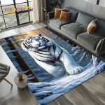 27 stiili uus &auml;ge tiiger l&otilde;vi leopard metsaloom loom loodus multifilmivaip vaip elutuppa magamistuppa diivani ette, libisemiskindel p&otilde;randamatt 60*90cm