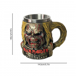 Iron Maideni B&auml;ndi Perifeerne Mudel Tass Iron Maideni B&auml;ndi 50. Juubeli 3D Tass Perifeerne Kingitus Mudel Kaunistused 301-400ml