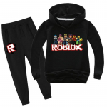 M&auml;ng Robloxi perifeeria riietekomplekt V&auml;ikelapsed T&uuml;drukute riided Poiste jakk P&uuml;ksid 2 tk komplekt Laps Sport Vabaaja kost&uuml;&uuml;m Kingitused 110