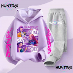 Hupparid Kpop Deemonik&uuml;tid Pullover Dressipluus Treening&uuml;likond Multikakujulised T&uuml;drukud Poiss Lapsed Riided2025 Film Korea Stiilis Komplektid Lapsed 110