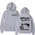 Rocki b&auml;nd Deftones White Pony graafilise pildiga dressipluus Meestele Naistele Hip Hop Alternatiivne Heavy Metal Populaarne t&auml;navamood Meeste mood Dressipluusid S