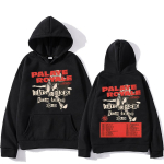 Palaye Royale Death or Glory Maailmatuuri Huppar Vintage Mustriga Kirjaga Dressipluus Klassikaline Loominguline Pullover Unisex Y2K T&auml;navamood S black