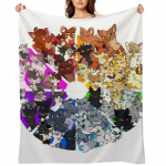 Warrior Cats V&auml;rviratas Viskatav Tekk Turist Beebi Tekk Rasked Tekid 30x40in