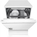 Lave-vaisselle - LG DF355FW - 60 cm - Moteur &agrave; induction - D&eacute;part diff&eacute;r&eacute; - 9,5 L par cycle