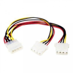 STARTECH 15 cm SATA Y-toitekaabel - Jaotur / Splitter 1x SATA kuni 2x SATA - SATA kahekordistaja
