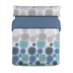 Puuvillane voodipesukomplekt - Hosteline - 2 osa - Mitmev&auml;rviline - 30x23x4 cm - Masinpesu 30 &deg;C juures - 90 cm voodi jaoks puhas