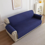 Veekindel diivanikate Lemmikloom Kass Koer Diivanimati Lapsed Diivan M&ouml;&ouml;blikaitse Elutuppa Kodukaunistus 1/2/3/4 Diivanikate Matt 1 Seat 59cm(23inch) tumesinine v&auml;rv