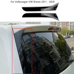 2 TK tagaklaasi deflektori jaoturi katte k&uuml;lgmise Canardsi tiivaspoileri kleebis Volkswagen VW Sharan 2011 - autotarvikud