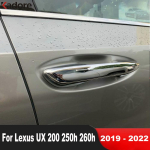 Lexus UX 200 UX250h UX260h jaoks  2022 Kroomitud k&uuml;lgukse k&auml;epideme kate Viimistlusliistu &Uuml;lekatted Auto ABS Chrome