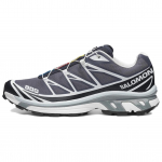 SALOMON XT 6 Summutus ja Kulumiskindel Kate Madal L&otilde;ige Vabaaja Jooksukingad Unisex Must Hall Sinine Tossud 478640 45⅓