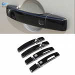 For Land Rover Range Rover Sport Discovery 4 LR4 Freelander 2 Glossy Black w/ smart key hole Car Exterior Door Handle Cover Trim