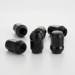 35mm lung Nut black m14x1.5 m12x1.5 12x1.25 Lug Nuts 3/4 Hex 19mm 60 degree Conical Seat Nuts Chrome Bulge Acorn 10 pcs M12x1.5
