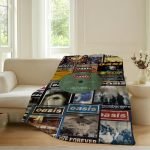 Kuum rokkb&auml;nd O-Oasis Tekk diivani, kontori, voodi, lennuki, reisimise, magamise, lugemise, l&otilde;&otilde;gastumise, telkimise jaoks Pehme ja soe 30x40in gray