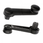 2PC ide Manual Window Crank Handles Black For 1997-2014 Ford F150 F250 F350 2 pcs