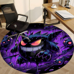 1 tk Gengar, Pok&eacute;mon TooliVaip Kontorisse, Siseruumides Libisemisvastane Pestav Pol&uuml;esterkiud Vaip, Mat Kontorisse, Masinpestav 120cm