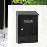 Wall Mount Lockable Mailbox Letterbox Premium Iron Practical Easy to Install Modern Mail Letter Box must