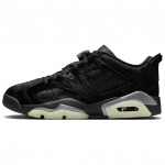 Jordan Air Jordan 6 Low top Vintage Basketball Shoes Women's Black IO9786-001 36.5