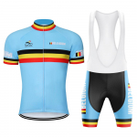 2026 Belgia V&otilde;idus&otilde;idu Jalgrattas&auml;rk Meeste L&uuml;hikeste Varrukate Komplekt Jalgratturi &Uuml;likond Mtb R&otilde;ivad Triatlon Retro Skinsuit Suvised Trikotaažp&uuml;ksid Sinine S