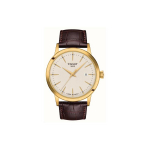 TISSOT Klassikaline kollektsioon Kvartsmehhanism 50 meetrit Veekindlus Meeste k&auml;ekellad Kell 42mm Beež sihverplaat T129.410.36.261.00 Ivory