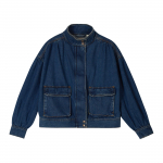 Levis Relaxed Mitmek&uuml;lgne laternvarrukaga teksajakk Naiste jakid 005NQ-0001 XS