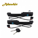 1 set for Volkswagen PASSAT B3 external front door handle with key lock 357837205A 357837205AS 357837206A 357837206AS