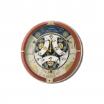 SEIKO Kvartsliikumine Plastikust Seinakell Unisex Kuldne QXM378B