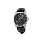 SEIKO mehaaniline mehhanism Ehtne nahkrihmaga k&auml;ekell Unisex Must sihverplaat SPB231J1 SPB231J1 Black Strap