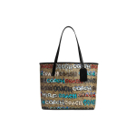 Coach X Mint X Serf City 33 Klassikaline Monogramm Graffiti Snap L&otilde;uendi ja Nahast T&otilde;mblukuga K&auml;ekott Naiste T&otilde;mblukuga K&auml;ekott Khaki CM093-SVOT8 Basic Set (Bag+Dust Bag)