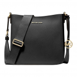 Michael Kors MK Jet Set Travel Kaetud L&otilde;uend V&auml;ike Ristkorralik Kott Kullast Riistvaraga Naiste kotid Must 35S4GTVC5L-BLACK Basic Set (Bag+Dust Bag)