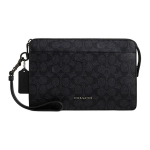 Coach 25 Br&auml;ndi logo T&otilde;mblukuga Sulgemine Kunstnahast Sidur Keskmine Meeste sidur S&uuml;si CW168-QBMI5 Basic Set (Bag+Dust Bag)