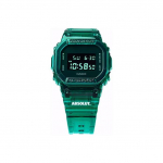 Casio Naiste G-SQUAD seeria must kell DW-5600SB-3PRABS Green Regular Watch Box