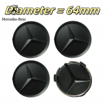 C200 E300 Kuum 2026 Uus Benzile 64mm 4tk ABS Auto Rattakatted Velje Keskkatted Mercedes Benz W124 W205 W203 W204 W168 W176 CL jaoks