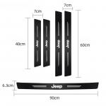 Jeepile 5 tk Nahast Autoukse Kleebis S&uuml;sinikkiust L&auml;vepakk Kriimustusvastane Jeep Grand Cherokee Wrangler JK Gladiator Comp jaoks
