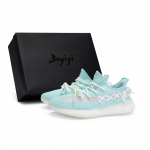Adidas Originals Yeezy Boost 350 V2 Libisemisvastased Kulumiskindlad Madalad Vabaajajalatsid Unisex Valge Sinine HQ6316(Team80-S-BOX) 36