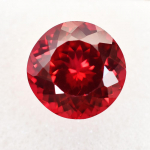 NATURAALNE Punane Rubiin 13.20 ct &Uuml;marl&otilde;ikega SERTIFITSEERITUD Lahtine V&auml;&auml;riskivi JUULI S&uuml;nnikivi 13.8 mm approx. punane