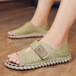 Uued suvised klassikalised lihtsad sandaalid meestele, pehme tallaga, hingavad rannakingad, moodsad vabaaja Rooma sandaalid meestele 39