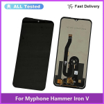 LCD-ekraani ja digitisaatori t&auml;ielik koostisosa myPhone Hammer Iron V jaoks gray