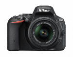 Nikon D5500 digitaalne peegelkaamera koos VRII objektiiviga, puutetundlik LCD-ekraan [Uuendatud] 18-55 komplekt, Must, 24,16 megapikslit, 3,2-tolline (D5500LK18-55BK) must