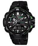 Casio Pro Trek Meeste Roostevabast Terasest 100M Veekindel Digitaalne Alarmi Kvarts Kella PRW-6000Y-1A must