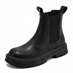 Moodsad Kollased Meeste Chelsea Saapad Nahast S&uuml;gis Talv Pahkluusaapad Mugavus Platvormsaapad Meeste K&otilde;rge Ohutuskingad bota masculina 39