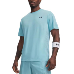 Under Armour SS26 Tech Play &Uuml;mmarguse kaelusega &Uuml;hev&auml;rviline T-s&auml;rk Meeste pealisr&otilde;ivad 6009833-425 S