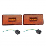 2 tk 4 LED k&uuml;ljemarkerlampi 2052119 Scania 5 6 seeria PR kabiiniga, GTS seeria veoautodele, 2-kontaktilise pistikuga