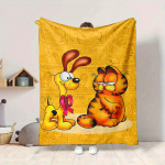 1 tk Garfieldi koomiksid Pehme nahas&otilde;bralik flanell digitaalse tr&uuml;kiga, saadaval erinevates suurustes perele, s&otilde;pradele, s&uuml;nnip&auml;evaks086 130cmx150cm