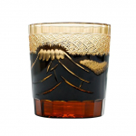 250 ml Roheline Mount Fuji EDO klaasist Brandy Snifter Jaapani Kiriko kristallist veiniklaasist k&auml;sitsi nikerdatud kanged alkohoolsed joogid konjakitopsi viskiklaas 250ml