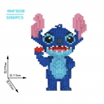 Stitch Plokkide M&auml;ngukomplekt Halloweeni M&auml;nguasjad Tegevuskuju Ehitusplokid Laste M&auml;nguasjad Mikroplokid Kloun Kummitus Halloweeni Kaunistused Kingitused