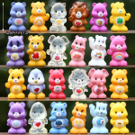 Kawaii 24 tk Care Bears Armas Kommiv&auml;rvi Multikas Vikerkaar Karu Pingviin L&otilde;vi Elevant Loomamudel Nukk Nuku Kaunistus