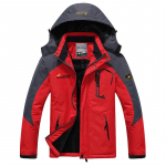 Talvejope Meeste Plus Velvet Warm Wind Parka 6XL Plus Size Must kapuutsiga talvejope meestele. L