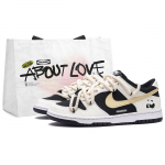 Nike Dunk Panda Cheese madalad rulaketsid naistele must valge kollane DD1503-101(Team62-) 36.5