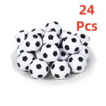 1/24 Mini spordipallid laste peo kingitused M&auml;ngukomplektid Jalgpall Stressivastane pall Vahtjalgpall Laste s&uuml;nnip&auml;evapeo kaunistused M&auml;nguasjad M&auml;ngukomplektid black