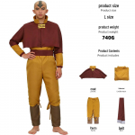 Avatar: The Last Airbender Cosplay Kost&uuml;&uuml;mid - Azula, Bumi ja Aang Rollim&auml;ngu R&otilde;ivad Adult XL